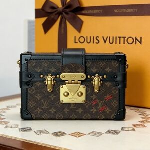 LV Petite Malle Monogram Trunk Bag